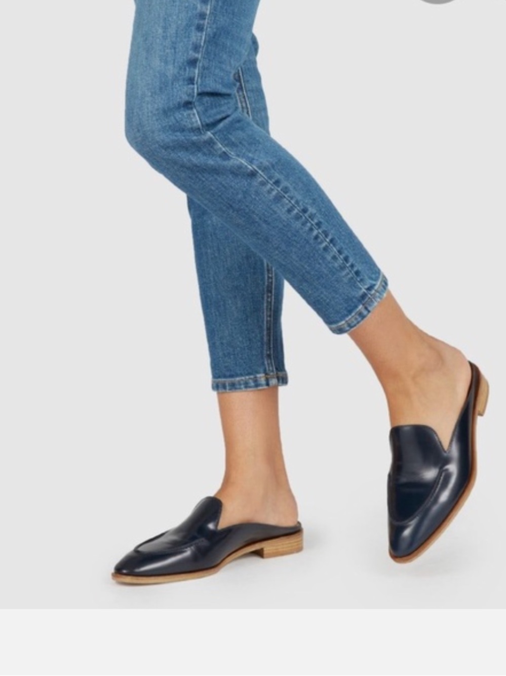 Everlane Leather Slip-On Mules